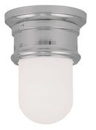 Livex Lighting 7340-05 Astor 1 Light Ceiling Mount, Chrome by Livex Lighting