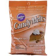 Wilton 1911-123 Pumpkin Spice Candy Melt, 10 oz package