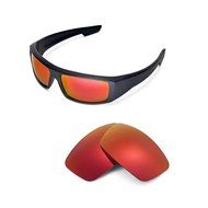 Walleva Replacement Lenses for Spy Optic Logan Sunglasses - Multiple Options Available (Black - Polarized) N18