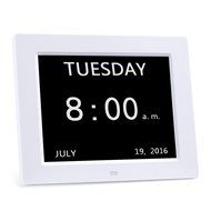 HeQiao Indoor Large LCD Digital Thermometer Hygrometer Temperature Monitor Humidity Meter Thermometers with Calendar... N18