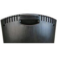 Modern Portable Black Quartz Radiant Heater | Contemporary Home Indoor Medium Sized Space Heater by the Work shops... N4