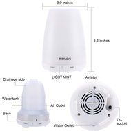 BESTLOVE Aromatherapy Essential Oil Diffuser, 100ml Portable Ultrasonic Cool Mist Aroma Humidifier, 2 Mist Modes... N7