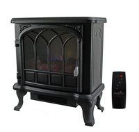 Duraflame 400 Sq Ft 1500W Electric Stove Fireplace Heater w/Flame Effect | Black N2