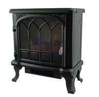 Duraflame 400 Sq Ft 1500W Electric Stove Fireplace Heater w/Flame Effect | Black N3