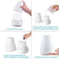 Essential Oil Diffuser, UNIFUN 100ml Air Humidifier | Ultrasonic Aromatherapy Diffuser with Adjustable Mist Mode... N2