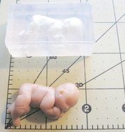 Mold for Little Baby "Lulu" Soft Silicone Mold Handmade Supply 1.5"