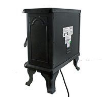 Duraflame 400 Sq Ft 1500W Electric Stove Fireplace Heater w/Flame Effect | Black N5