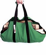 Dzealo Canvas Log Carrier / Tote &ndash; Wood Carrier Bag - Firewood Tote &ndash; Fire Log Carrier - Heavy 16oz Canvas with... N5