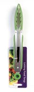 Good Living Silicone-Coated Set of Locking Food Tongs for Cooking on Non-Stick Cookware, Purple, 1-pack N9