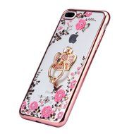 iPhone 7 Plus Case, PHEZEN Clear Soft TPU Protective Case Back Cover with Beautiful Cherry Blossom Flower Series... N91