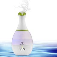 Cool Mist Humidifier,Whisper-Quiet Operation,Automatic Shut-off with Night Light Function for Office Home Bedroom...