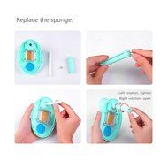 460ml Mini Ultrasonic Fish Tank Air Humidifier with USB Powered LED Night Light for Home Room Bedroom Office (... N5