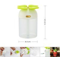Mystery Four Leaf Clover Mini Humidifier Portable USB Desktop Cool Mist Humidifier with Colorful LED Night Light... N4