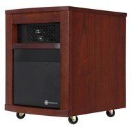 Homegear 1500 SqFt Infrared Electric Portable Space Heater Walnut +Remote Control N3