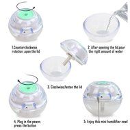 GetMine USB Bright Color Mini Mist Humidifier Air Purifier, Pink N8