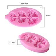 Christmas Gift - Christmas Fondant Silicone Sugar Mold Cake Decorating - Christmas Santa Sled Deer N2