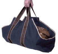15251 Canvas Log Tote Black