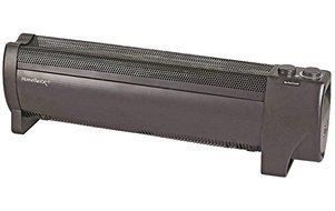 Homebasix Dl11 Electric Baseboard Heater, 25-1/8"w X 8-3/4"h, Black