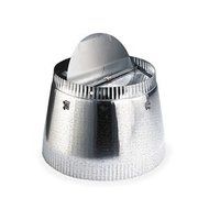 Broan 472 10&quot; to 8&quot; Reducer-damper use with Model 504 (includes damper)