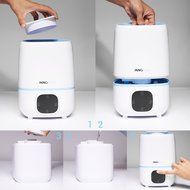 InnoBeta Fountain 3.0 Liter Ultrasonic Cool Mist Humidifier, Aroma Diffuser - Quiet, Auto Shut-off, Long Lasting... N3