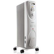 Modern White Radiator Heater | Contemporary Home Indoor Large Space Electric Heater by the Living Room or Bedroom N2