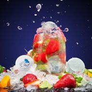 Silicone Ice Ball Maker Mold Flexible Ice Tray Makes 4 Round 4X4.5 CM Ice Cube Balls by Chuzy Chef&reg; N2