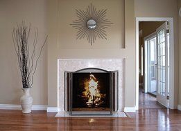 Pleasant Hearth FA990SA Fortna Fireplace Screen N3