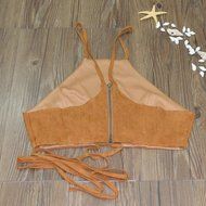 Bra Top ，Beautyvan Comfortable Women Tank Tops Bustier Bra Vest Crop Top Shirt Blouse Cami (L, Brown)