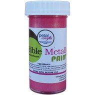 Petal Crafts Edible Metallic Paint, Hot Pink