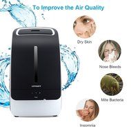 URPOWER Humidifier, 5L Large Capacity Whisper-quiet Operation Cool Mist Ultrasonic Humidifier Waterless Auto Shut-off... N4