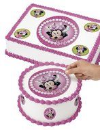 Wilton 710-6362 Minnie Mouse Edible Images Cake Decorating Kit, Multicolor