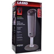 Lasko CS30368 Heater, Ceramic Pedestal w/Remote Control Black N2