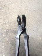 Farrier Fire Tongs -- 16 Inch Steel Tool for Farriers and Blacksmiths N5