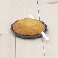Sweet Creations Scallop Layer Cake Pan Set with Leveling Knife