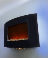 AKDY 36 inch Wall Mount Modern Space Heater Electric Fireplace Tempered Glass W/Remote Control AX-520APB N2