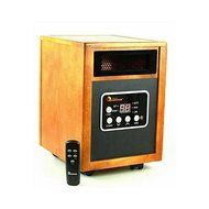Modern Infrared Heater 1500W, Advanced Dual Heating System, Furniture-Grade Cabinet, Remote Control | Contemporary...