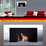 Gel + Ethanol Fire-Places Diana Deluxe Fireplace Stove White N8