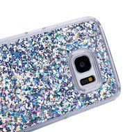 Galaxy S7 Edge Case,Galaxy S7 Edge Liquid Cover,PHEZEN Christmas Tree Santa Claus Design Cool Quicksand Moving... N10