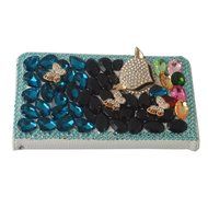 LG V10 Case Yaheeda [Stand Feature] Bling Sparkle Crystal Wallet Case [Diamond Jewel] Premium [Bling Luxury] PU... N11