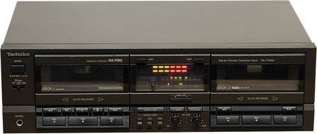 TECHNICS Double Cassette Deck RS-TR265P-K