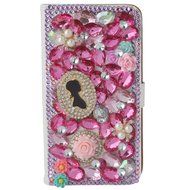 LG V10 Case Yaheeda [Stand Feature] Bling Sparkle Crystal Wallet Case [Diamond Jewel] Premium [Bling Luxury] PU... N21