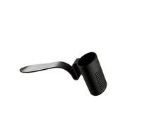 Da.Wa Loose Tea Infuser Spoon with Handle,4"x1"x2",Black/Green/Red,Plastic