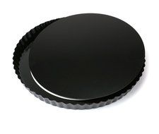 Tosnail Nonstick 11 Inch Quiche Pan, Tart Pie Pan with Removable Loose Bottom