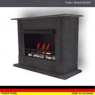Gel + Ethanol Fire-Places Emily Premium - Inclusive 21-Piece Accessory Set Oak N11