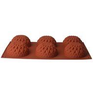 EVTECH(TM) 6 Cavity Chrysanthemum Style Silicone Gel Non Stick Cake Bread Mousse Biscuit Ice Pudding Mold Chocolate... N2