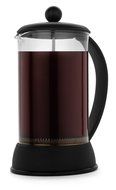 FP Coffee Maker French Press Coffee Maker w/ Glass Carafe and Sturdy Plastic Frame: 34 oz (8 cup) capacity; black N2