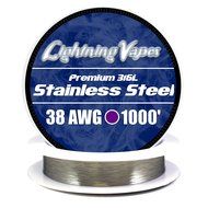 LV Stainless Steel 316L Wire 38 AWG - 1000' N4