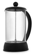 FP Coffee Maker French Press Coffee Maker w/ Glass Carafe and Sturdy Plastic Frame: 34 oz (8 cup) capacity; black N5