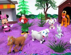 15 Piece MICKEY MOUSE CLUBHOUSE Birthday Cake Topper Set Featuring Mickey and Friends Characters and Decorative... N2