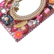 Spritech(TM) Bling Clear Phone Case For LG spirit h440 C70/LG Escape 2/LG Logos/LG Spirit 4G LTE,3D Handmade Rose... N25